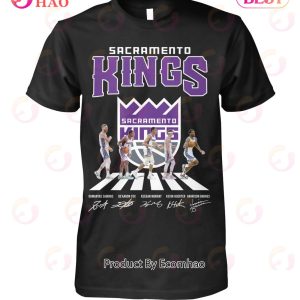 Sacramento Kings Domantas Sabonis And De’aaron Fox And Keegan Murray And Kevin Huerter And Harrison Barnes T-Shirt