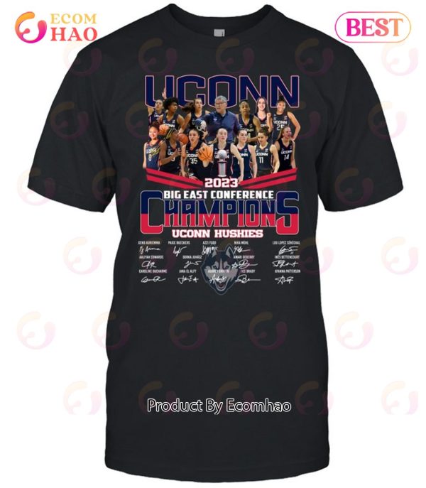 Uconn Big East Conference Champions Ucon Hushies T-Shirt