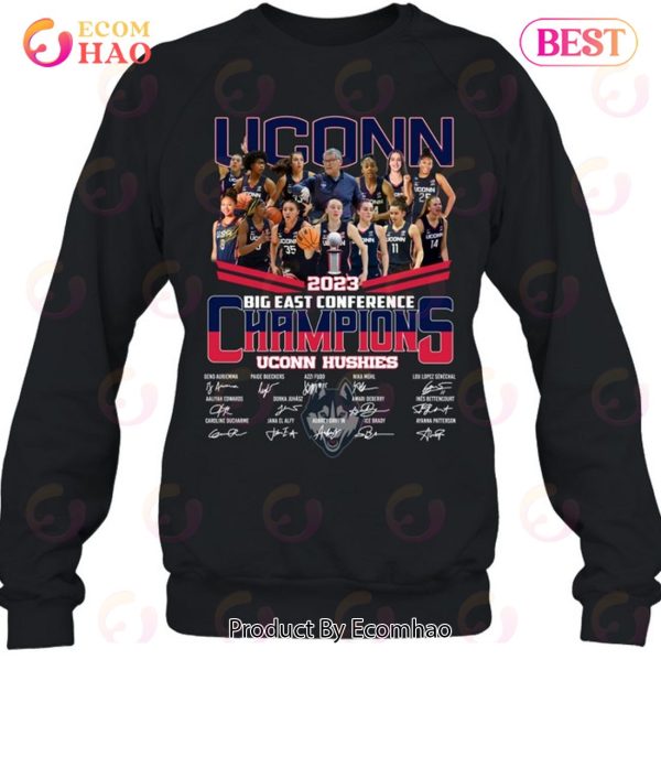 Uconn Big East Conference Champions Ucon Hushies T-Shirt