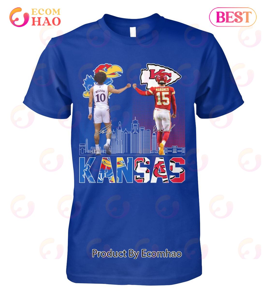 Wilson 10 And Mahomes Kansas T-Shirt