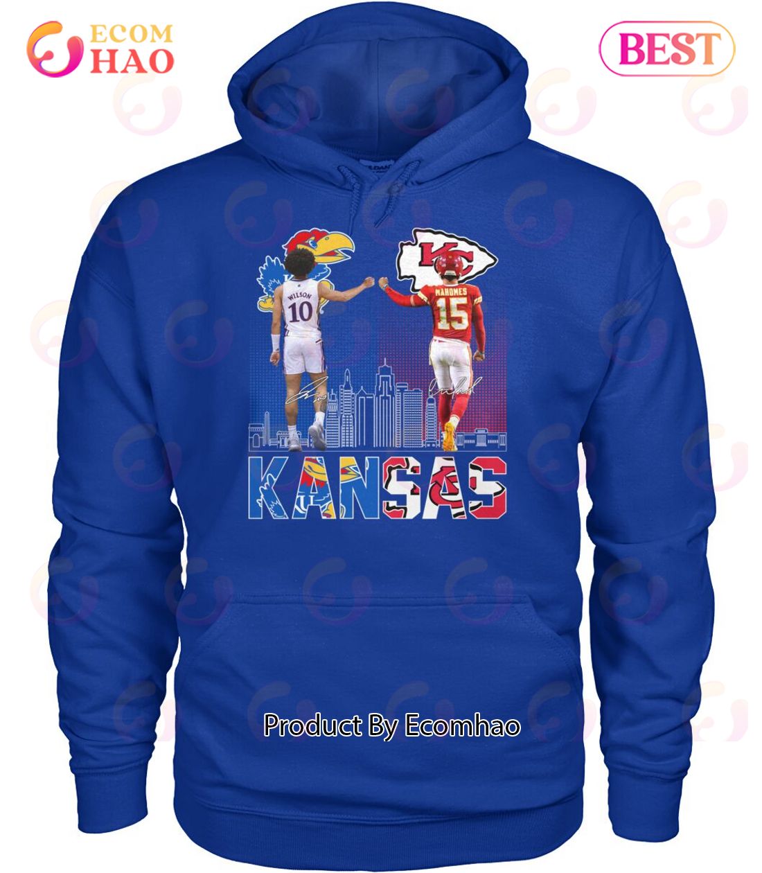 Wilson 10 And Mahomes Kansas T-Shirt