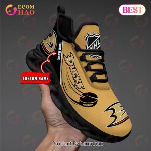 Custom Name NHL Anaheim Ducks Personalized Max Soul Shoes, Sneakers