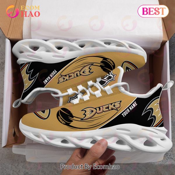 Custom Name NHL Anaheim Ducks Personalized Max Soul Shoes, Sneakers