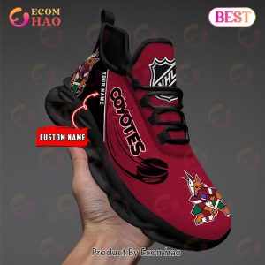 Custom Name NHL Arizona Coyotes Personalized Max Soul Shoes, Sneakers