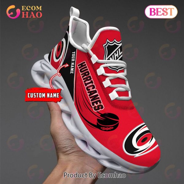 Custom Name NHL Carolina Hurricanes Personalized Max Soul Shoes, Sneakers