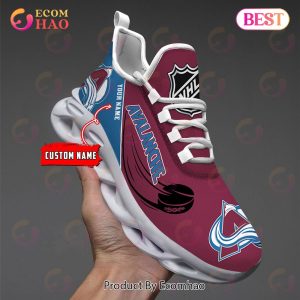 Custom Name NHL Colorado Avalanche Personalized Max Soul Shoes, Sneakers