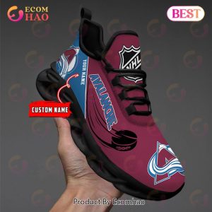 Custom Name NHL Colorado Avalanche Personalized Max Soul Shoes, Sneakers