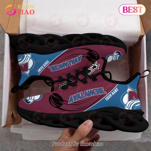 Custom Name NHL Colorado Avalanche Personalized Max Soul Shoes, Sneakers