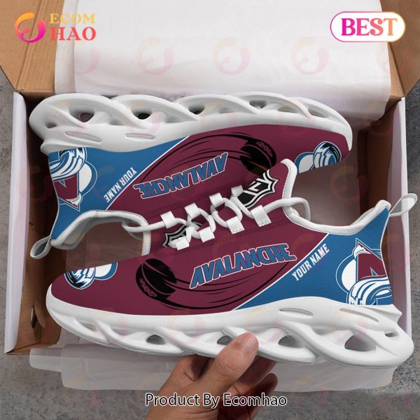 Custom Name NHL Colorado Avalanche Personalized Max Soul Shoes, Sneakers