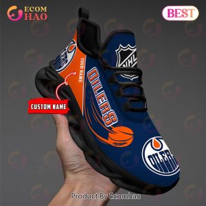 Custom Name NHL Edmonton Oilers Personalized Max Soul Shoes, Sneakers