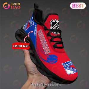 Custom Name NHL New York Rangers Personalized Max Soul Shoes, Sneakers
