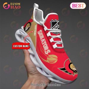 Custom Name NHL Ottawa Senators  Personalized Max Soul Shoes, Sneakers