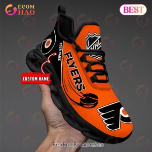 Custom Name NHL Philadelphia Flyers Personalized Max Soul Shoes, Sneakers