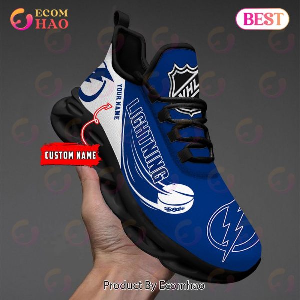 Custom Name NHL Tampa Bay Lightning Personalized Max Soul Shoes, Sneakers