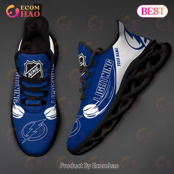 Custom Name NHL Tampa Bay Lightning Personalized Max Soul Shoes, Sneakers