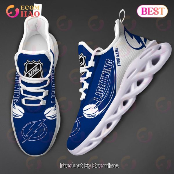Custom Name NHL Tampa Bay Lightning Personalized Max Soul Shoes, Sneakers