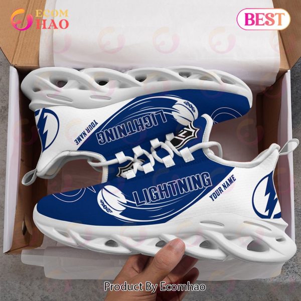 Custom Name NHL Tampa Bay Lightning Personalized Max Soul Shoes, Sneakers