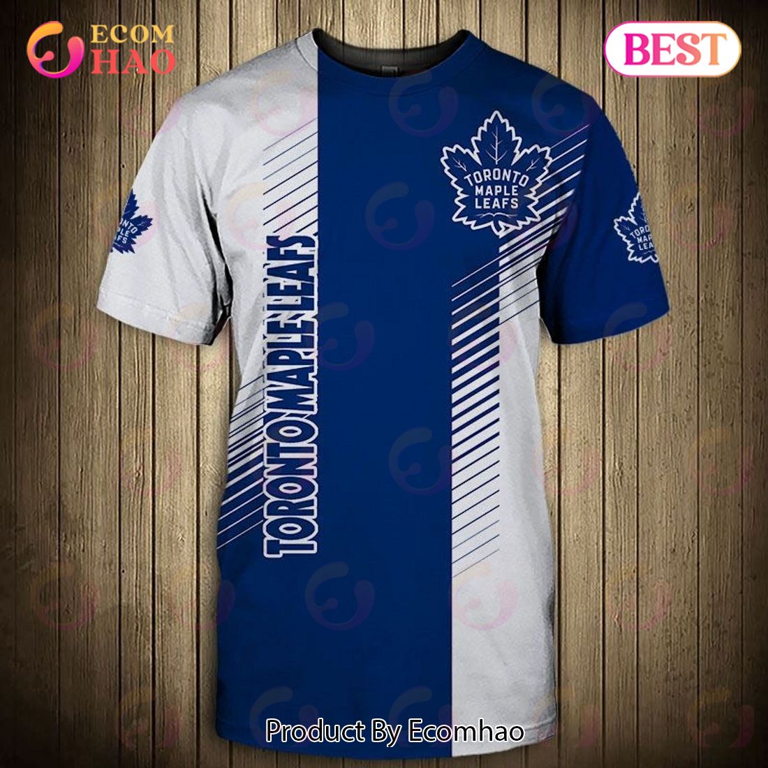 SALE NHL Toronto Maple Leafs 3D T-Shirt Short Sleeve