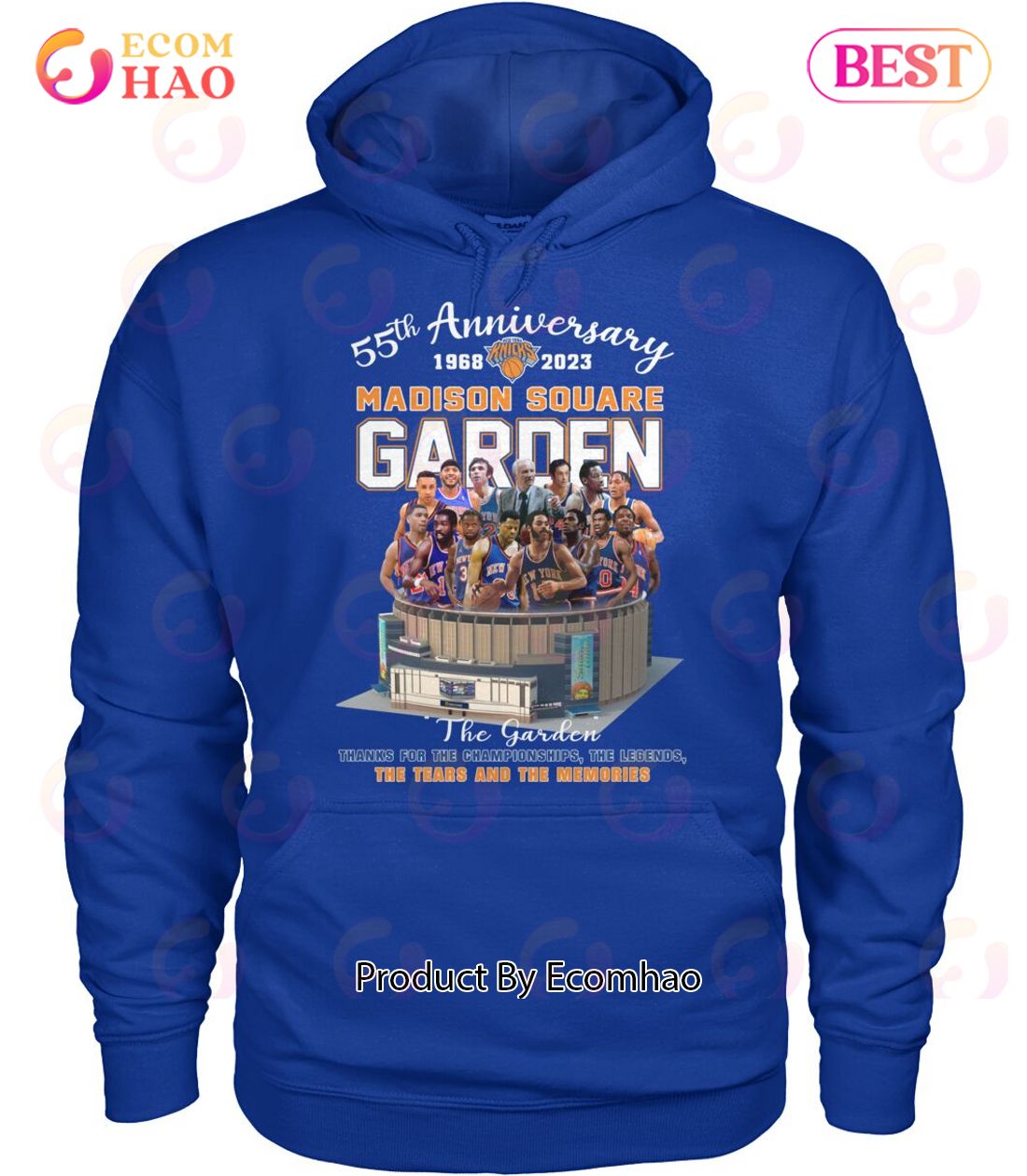 55th Anniversary 1968 – 2023 Madison Square Garden Thanks For The Championships The Legends The Tears And The Memories T-Shirt