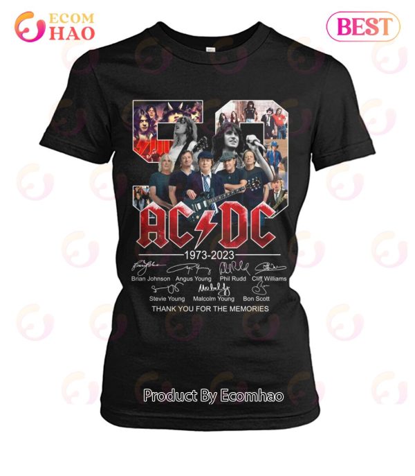 Thank You For The Memories ACDC 1973 – 2023 T-Shirt
