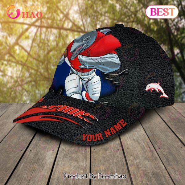 NRL Dolphins Personalized Cap Allover Print
