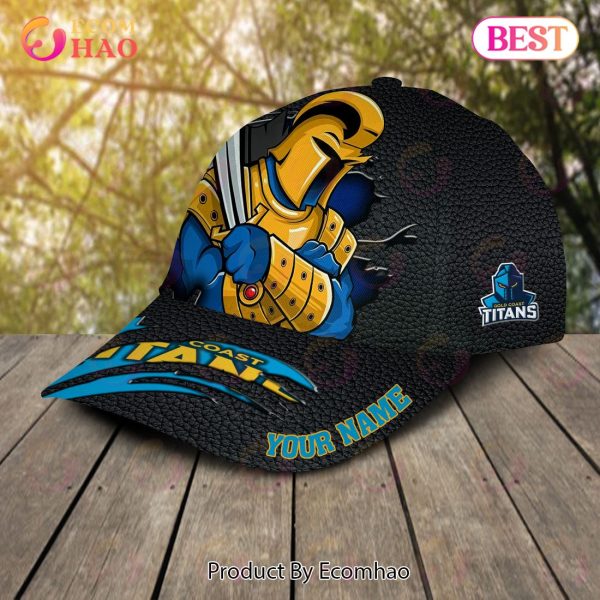 NRL Gold Coast Titans Personalized Cap Allover Print