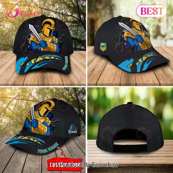 NRL Gold Coast Titans Personalized Cap Allover Print