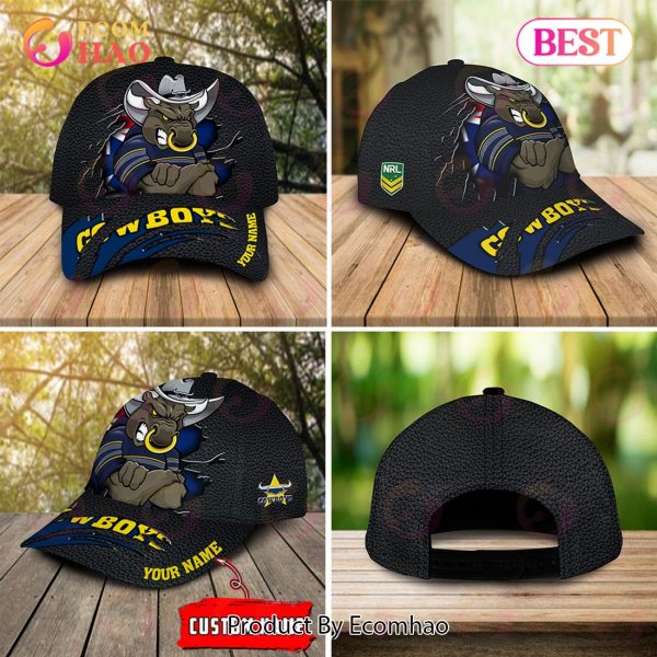 NRL North Queensland Cowboys Personalized Cap Allover Print
