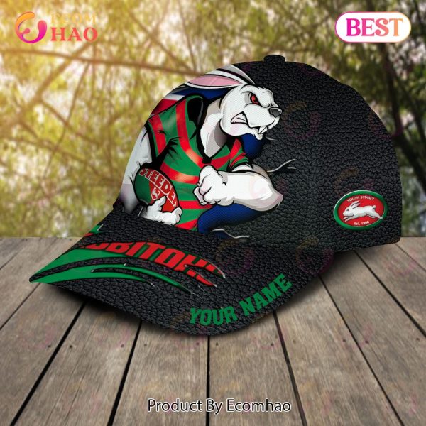NRL South Sydney Rabbitohs Personalized Cap Allover Print