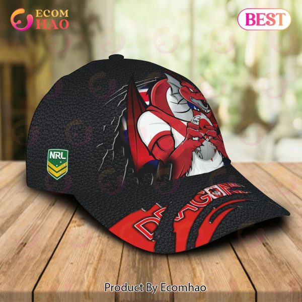 NRL St. George Illawarra Dragons Personalized Cap Allover Print