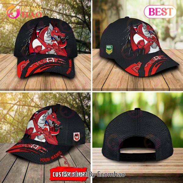 NRL St. George Illawarra Dragons Personalized Cap Allover Print