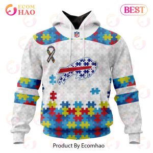 Personalized NFL Buffalo Bills Special Autism Awareness Design 3D Hoodie