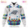 Personalized NFL Chicago Bears Special Autism Awareness Design 3D Hoodie