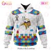Personalized NFL New England Patriots Special Autism Awareness Design 3D Hoodie