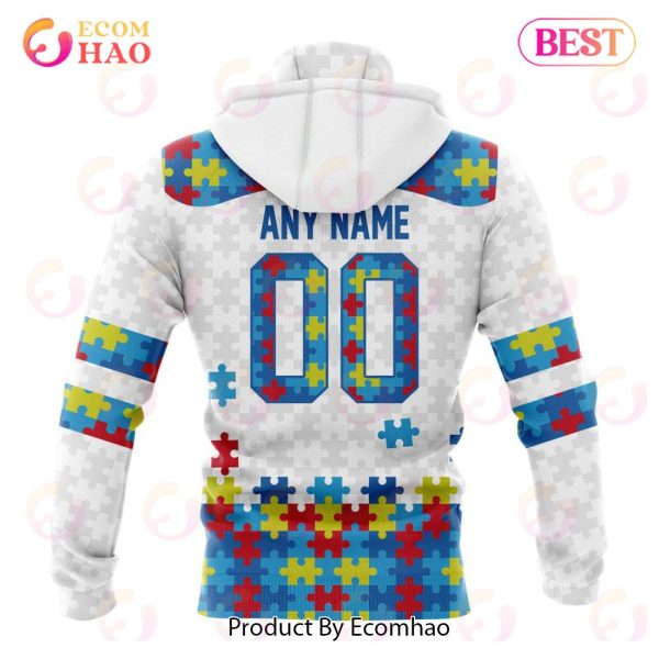 Personalized NFL New Orleans Saints Special Autism Awareness Design 3D Hoodie