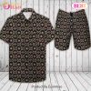 Gucci Men’s Big Logo Striped GC Hawaiian Shirt And Shorts – Summer 2023 Collection