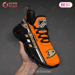 NHL Anaheim Ducks Perfect Gift for fans Personalized Max Soul Chunky Sneakers, Shoes