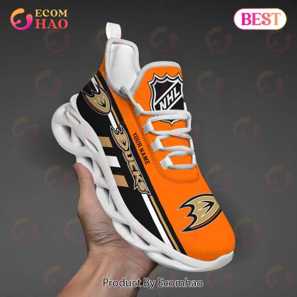 NHL Anaheim Ducks Perfect Gift for fans Personalized Max Soul Chunky Sneakers, Shoes