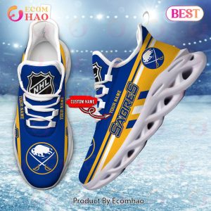 NHL Buffalo Sabres Perfect Gift for fans Personalized Max Soul Chunky Sneakers, Shoes