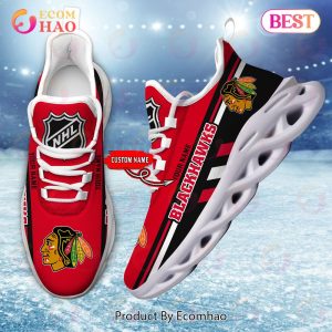 NHL Chicago Blackhawks Perfect Gift for fans Personalized Max Soul Chunky Sneakers, Shoes