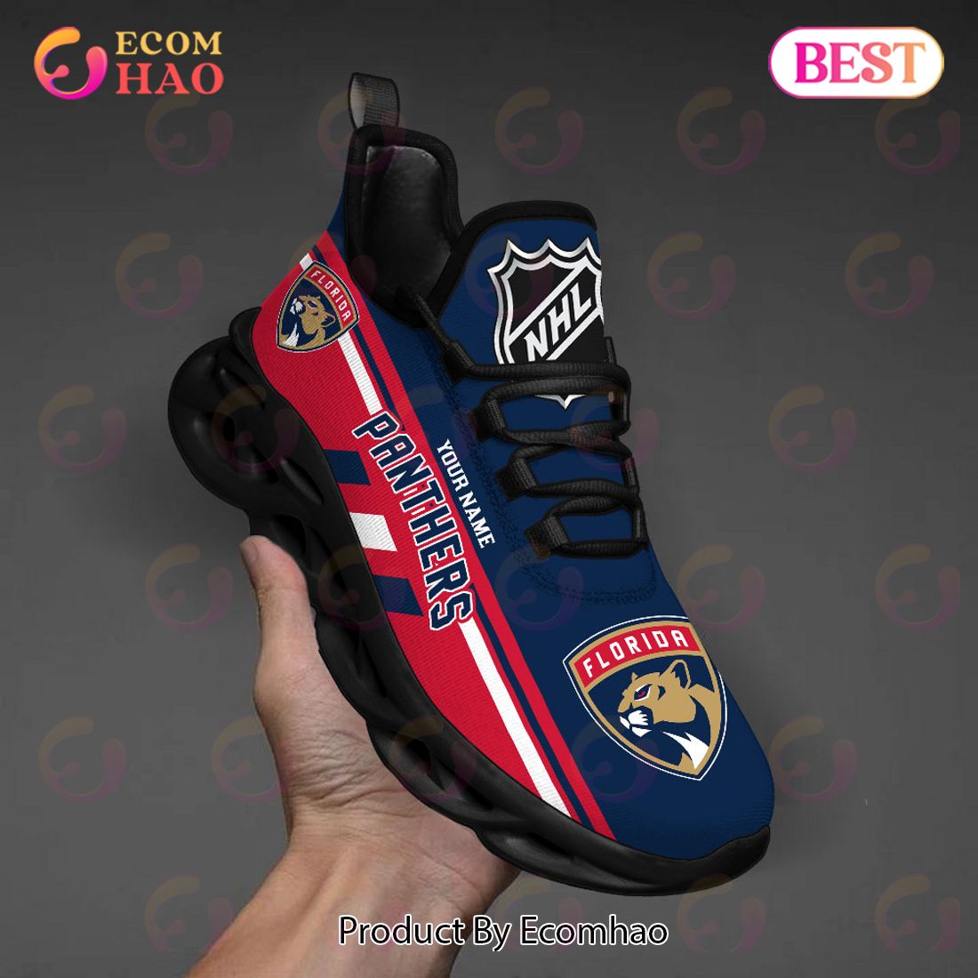 NHL Florida Panthers Perfect Gift for fans Personalized Max Soul Chunky Sneakers, Shoes