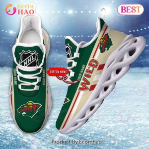 NHL Minnesota Wild Perfect Gift for fans Personalized Max Soul Chunky Sneakers, Shoes