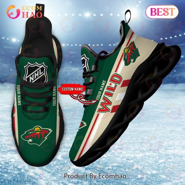 NHL Minnesota Wild Perfect Gift for fans Personalized Max Soul Chunky Sneakers, Shoes