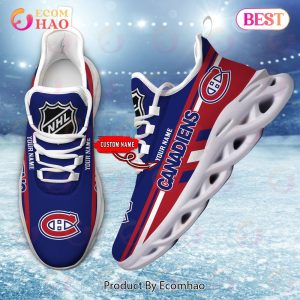 NHL Montreal Canadiens Perfect Gift for fans Personalized Max Soul Chunky Sneakers, Shoes