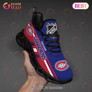 NHL Montreal Canadiens Perfect Gift for fans Personalized Max Soul Chunky Sneakers, Shoes