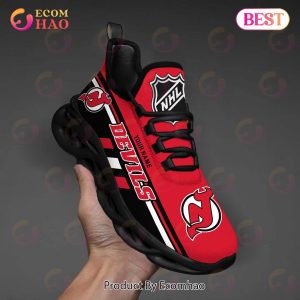 NHL New Jersey Devils Perfect Gift for fans Personalized Max Soul Chunky Sneakers, Shoes