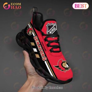 NHL Ottawa Senators Perfect Gift for fans Personalized Max Soul Chunky Sneakers, Shoes