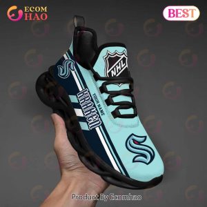 NHL Seattle Kraken Perfect Gift for fans Personalized Max Soul Chunky Sneakers, Shoes