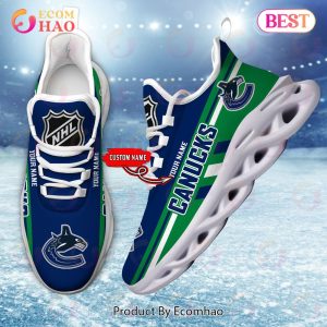 NHL Vancouver Canucks Perfect Gift for fans Personalized Max Soul Chunky Sneakers, Shoes