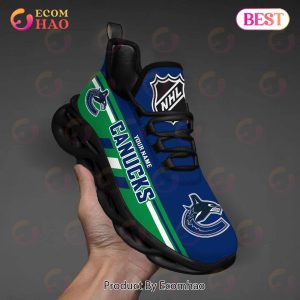NHL Vancouver Canucks Perfect Gift for fans Personalized Max Soul Chunky Sneakers, Shoes
